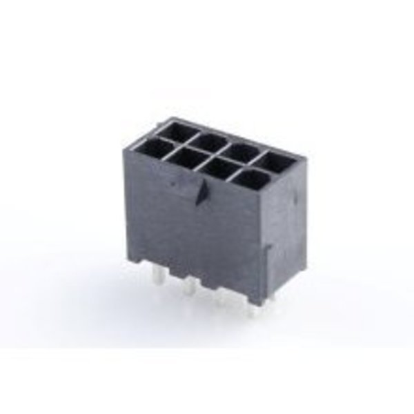 Mini-Fit Jr Lcp Vert. Hdr Nopeg 8Ckt Tin, Molex, Mfr#: 462071108